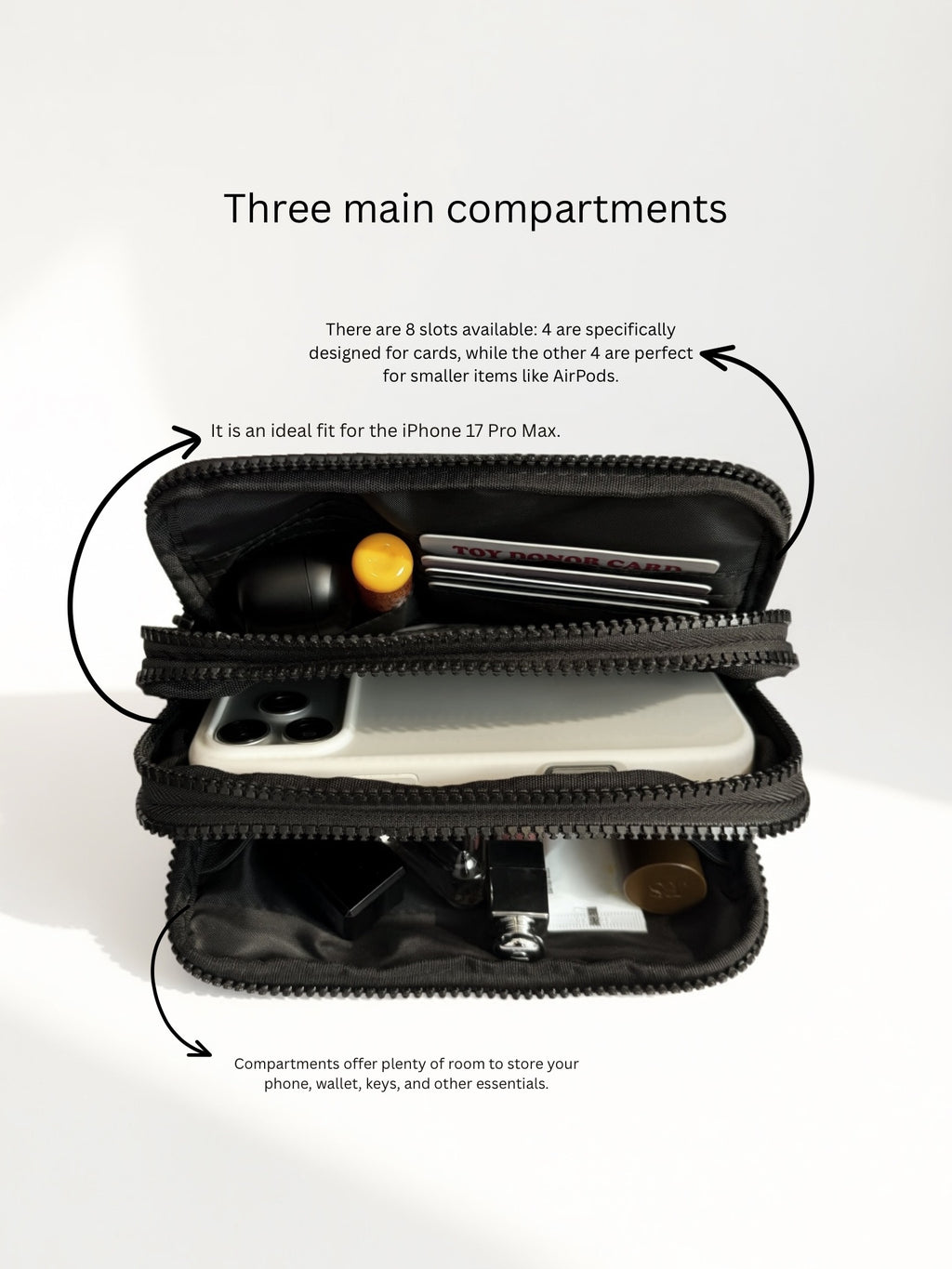 Iris Trio Wallet (#8036-9) Zipper Wallet with RFID  -  By Iris & Rainbow