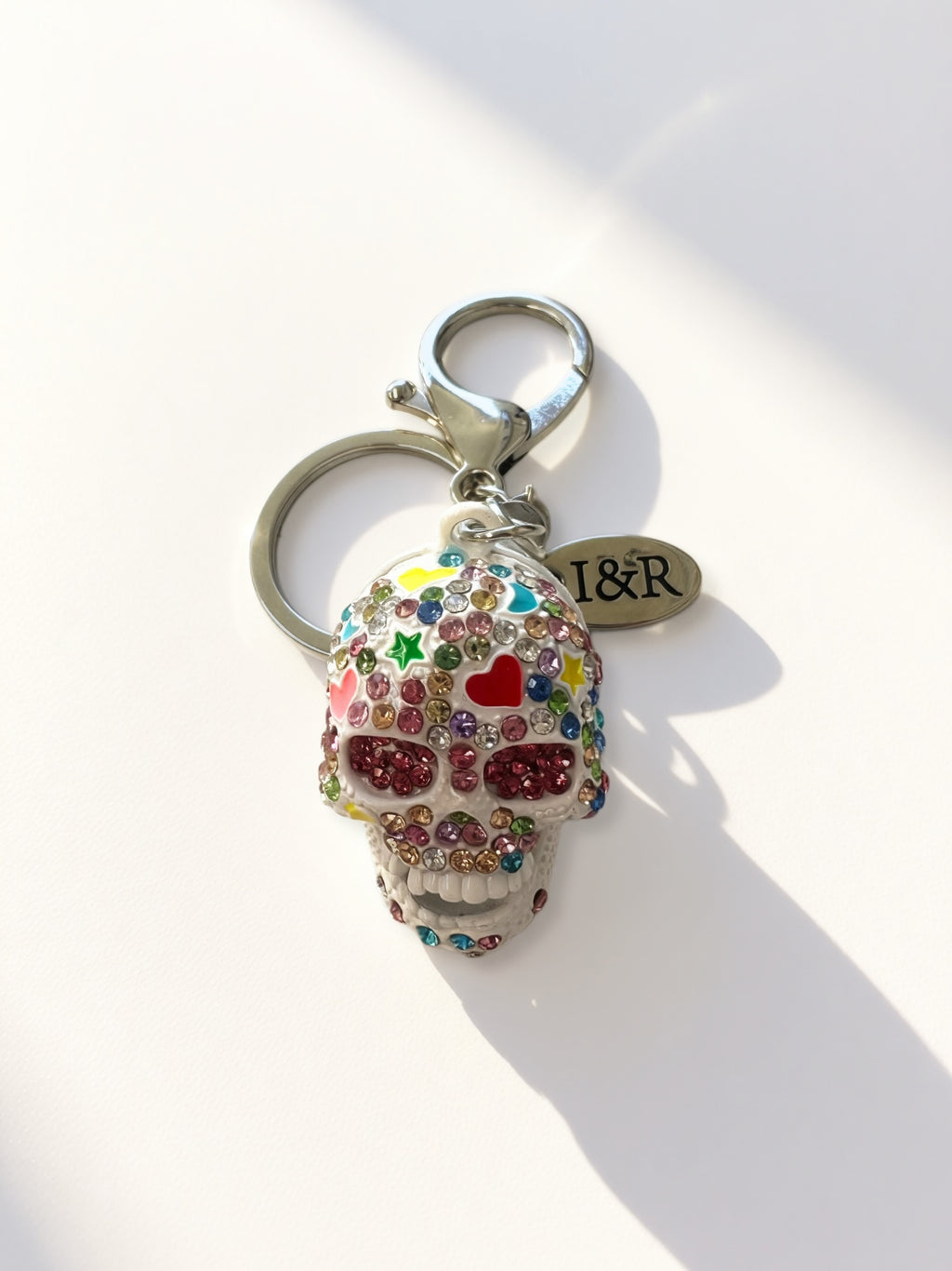 Iris Skull Bling Charm (#C036) By Iris & Rainbow