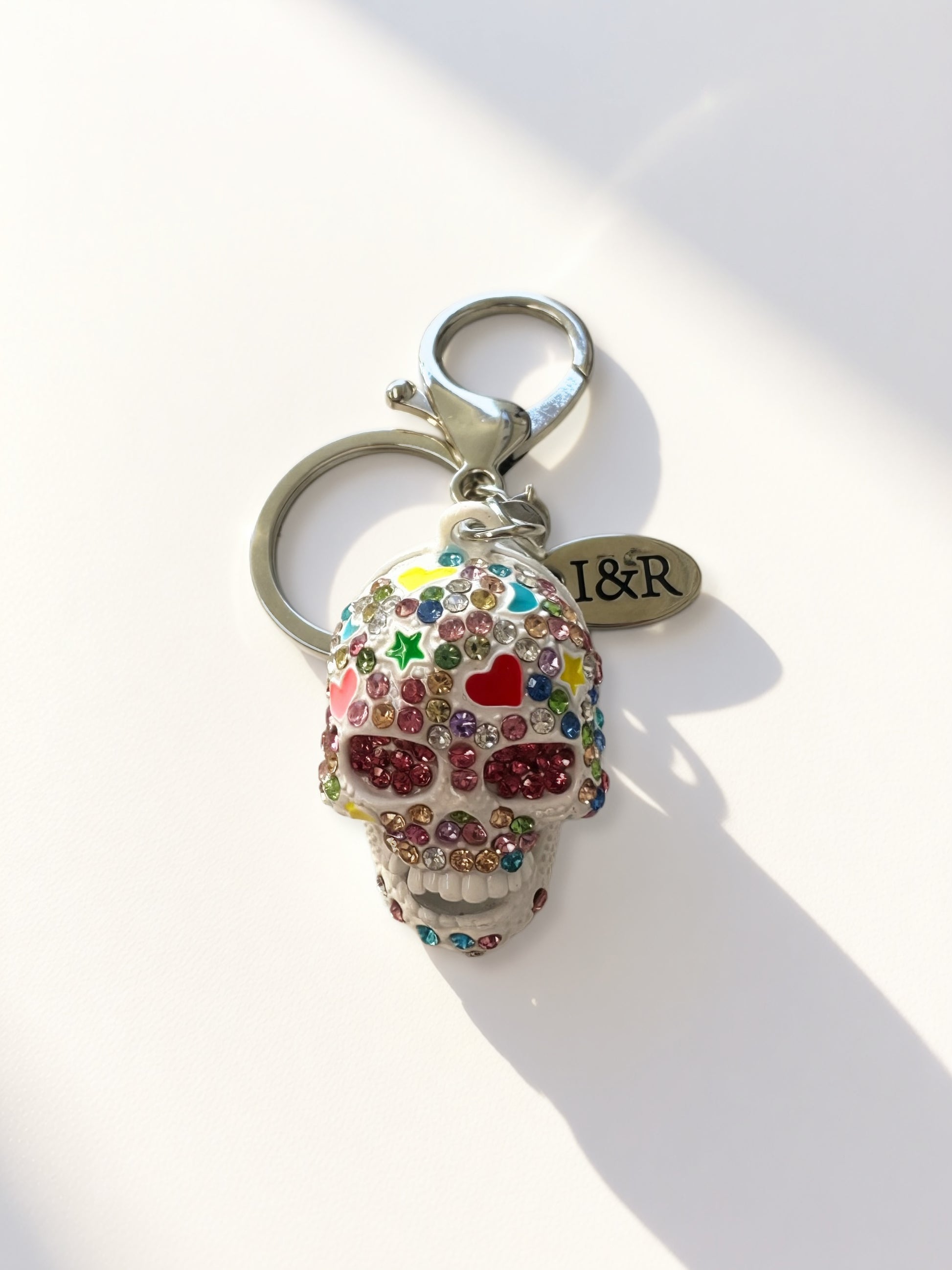 Iris Skull Bling Charm (#C036) By Iris & Rainbow