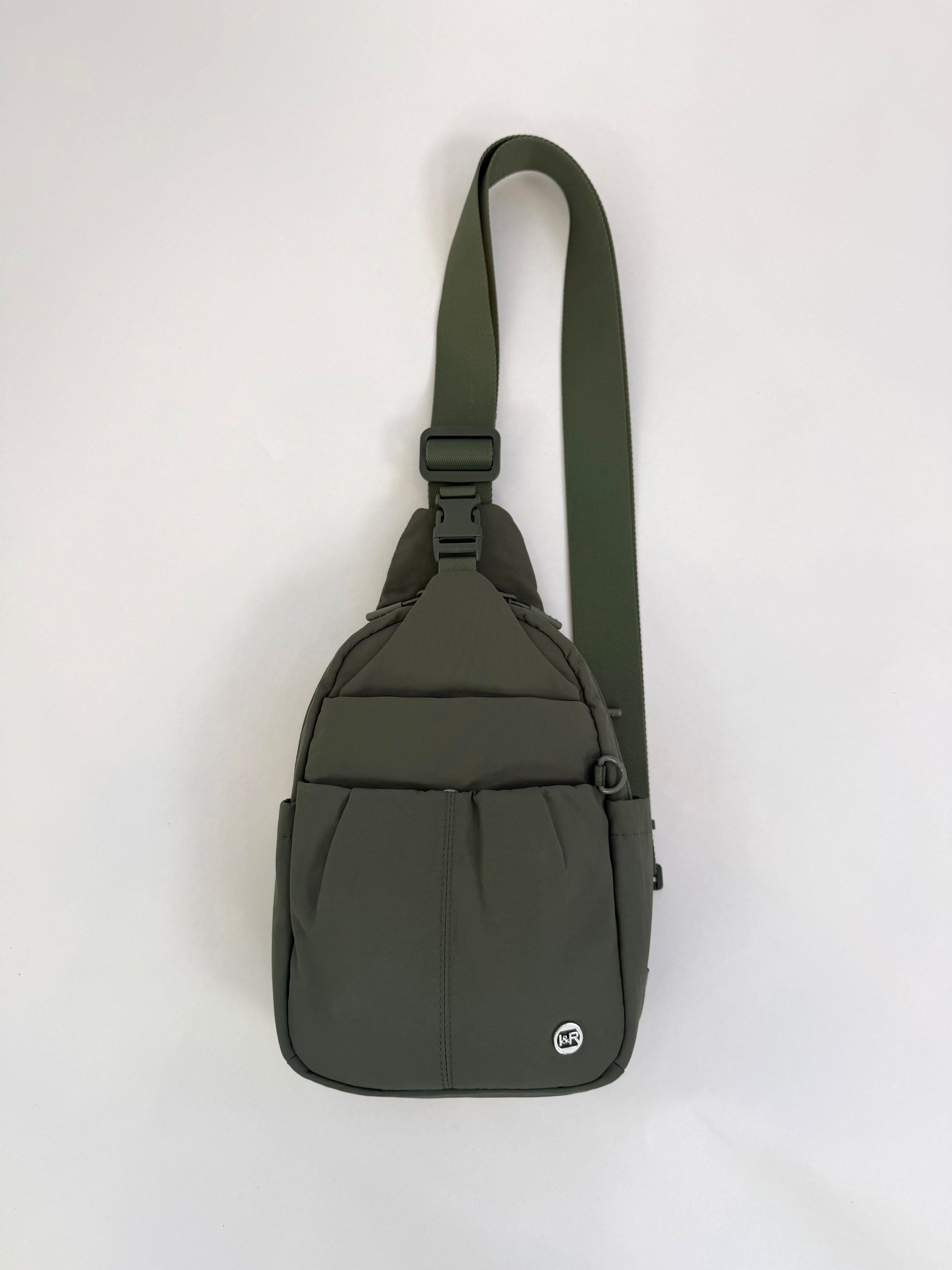 The Iris Clutch Sling Bag (#4000) Adjustable Strap Zipper Bag - By Iris & Rainbow