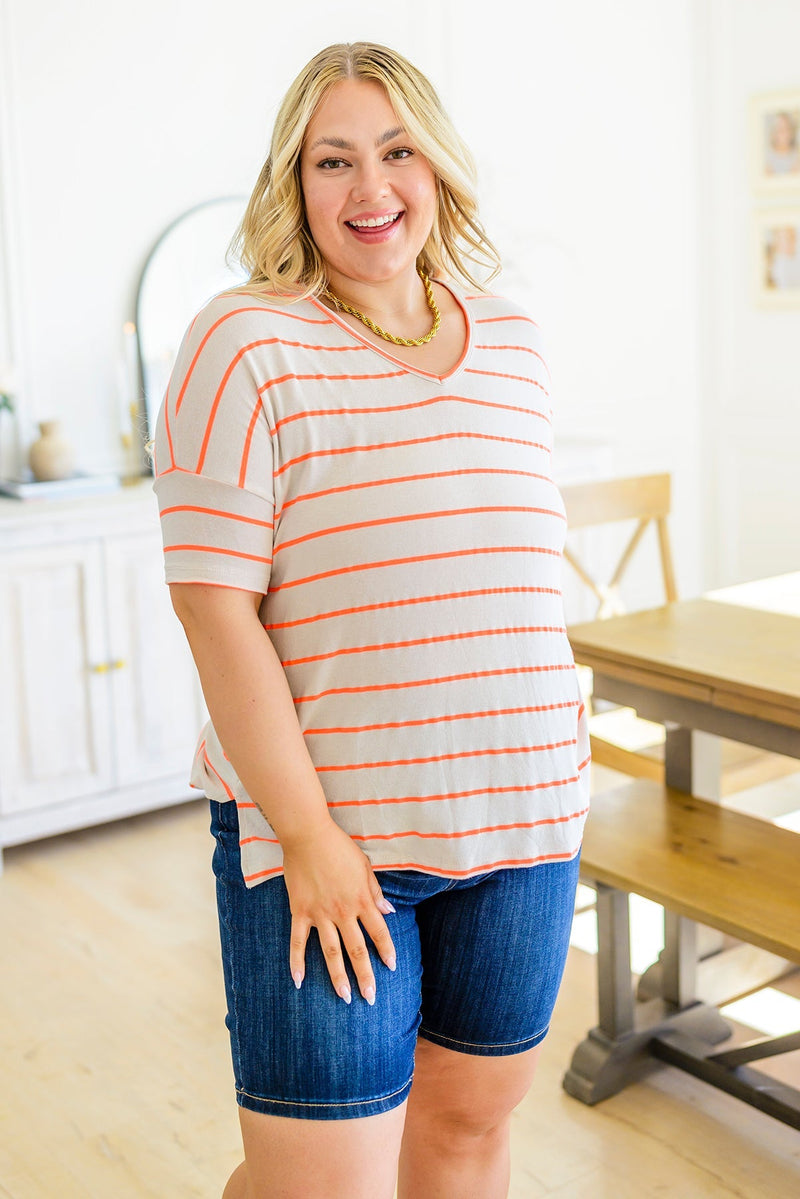 Little Pick Me Up Striped Top*