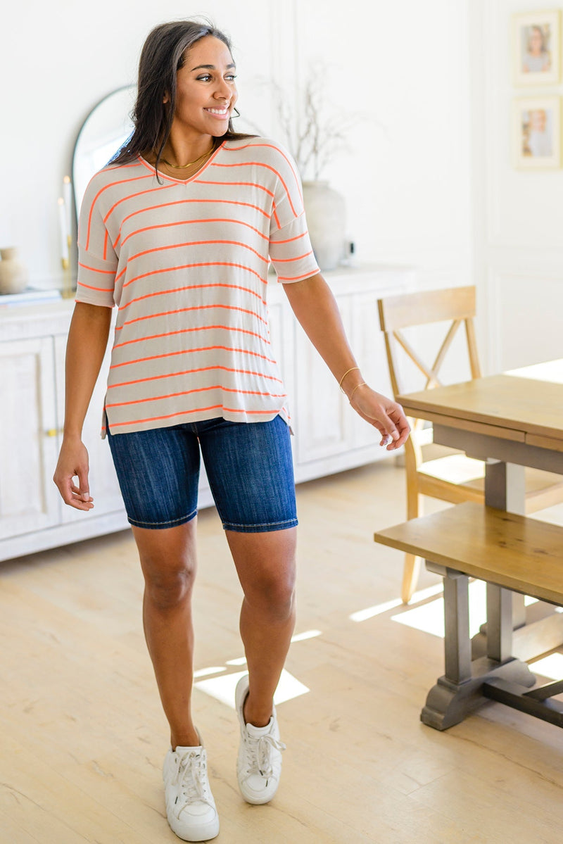 Little Pick Me Up Striped Top*