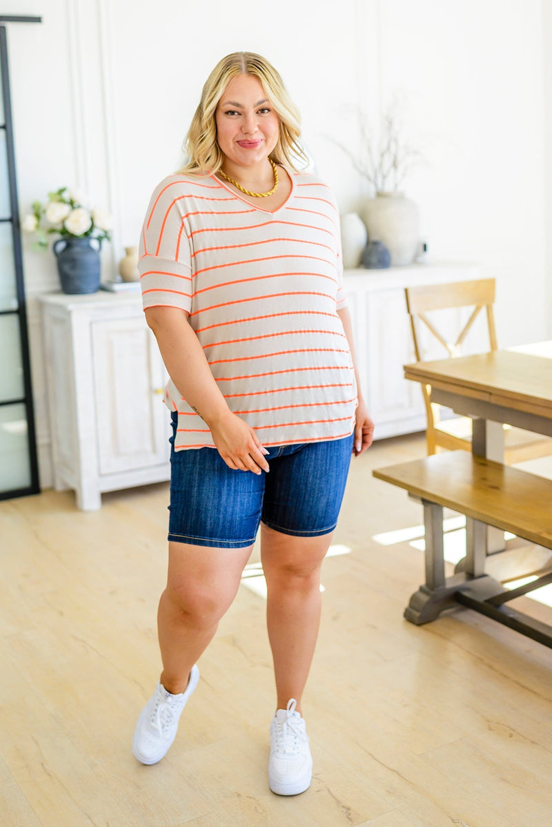 Little Pick Me Up Striped Top*