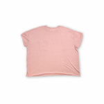 Melange Burnout Raw Tee - Casual  and Comfortable