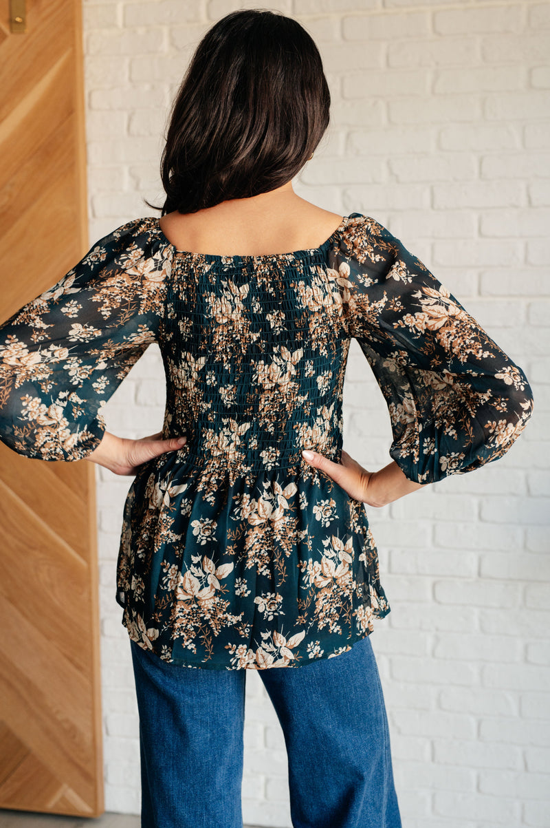 New Beginnings Square Neck Blouse