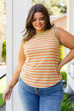 Now and Forever Striped Tank LD23