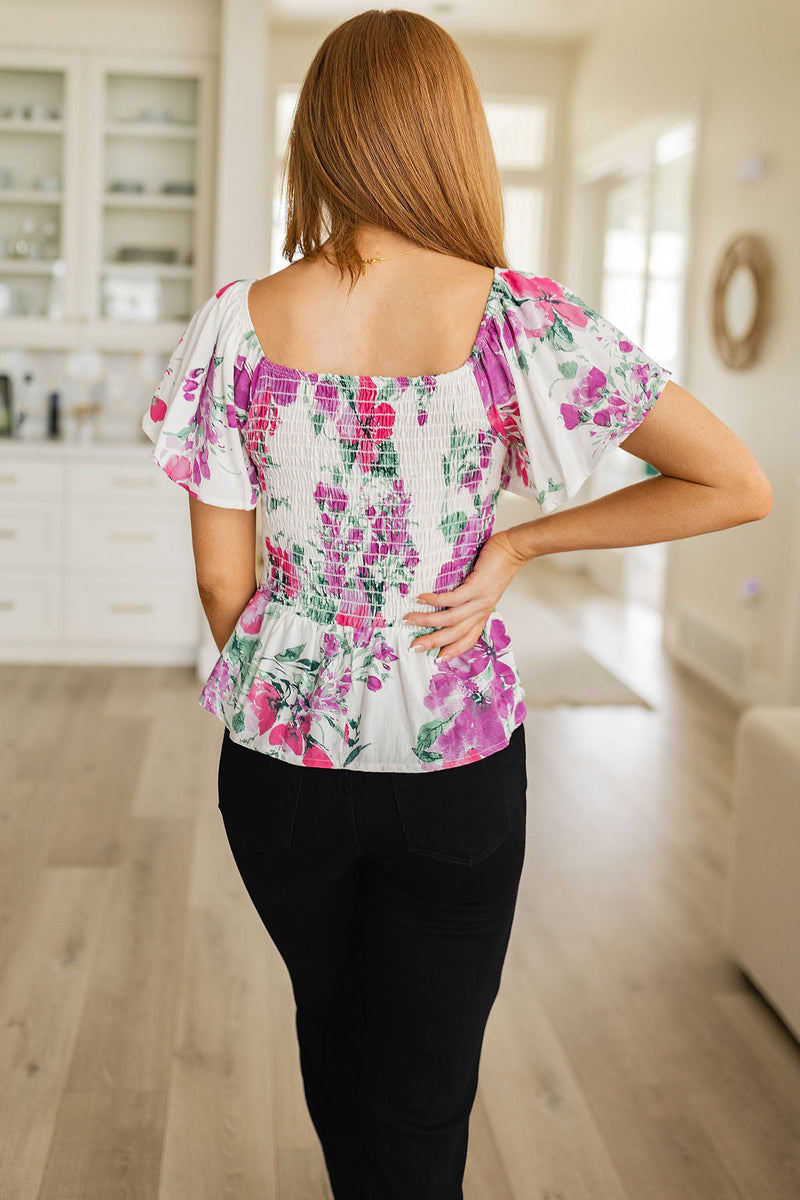 Oh So Simple Floral Blouse*