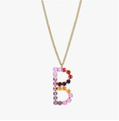 Monogram in Colors Necklace