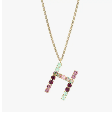 Monogram in Colors Necklace