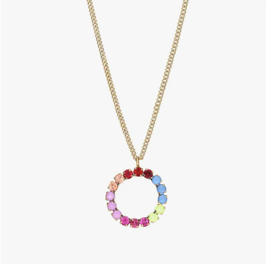 Monogram in Colors Necklace