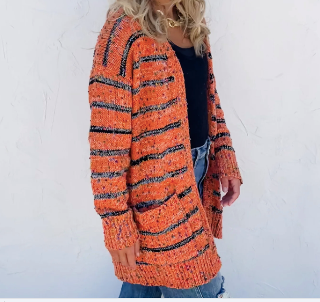 Stripe Miley Dot Cardigan