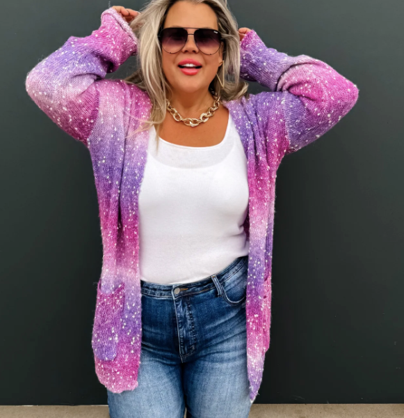 Starstruck Ombre Cardigan Top