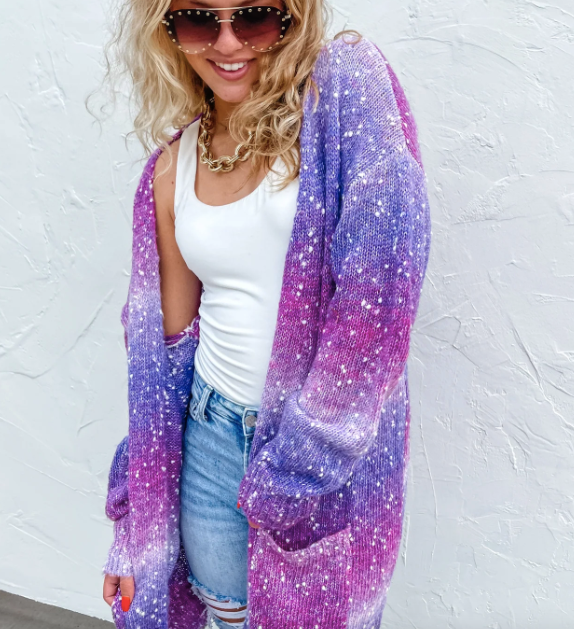 Starstruck Ombre Cardigan Top