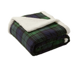 #P943 Flannel Sherpa Blanket