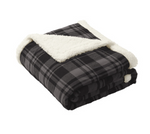 #P943 Flannel Sherpa Blanket