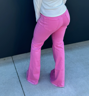 JAYDE PINK TUMMY CONTROL JEANS