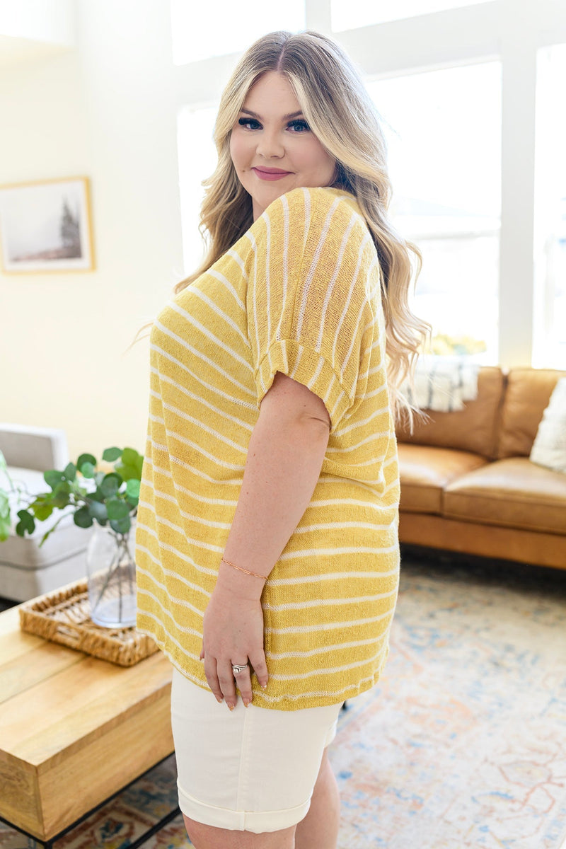 Simply Sweet Striped Top*