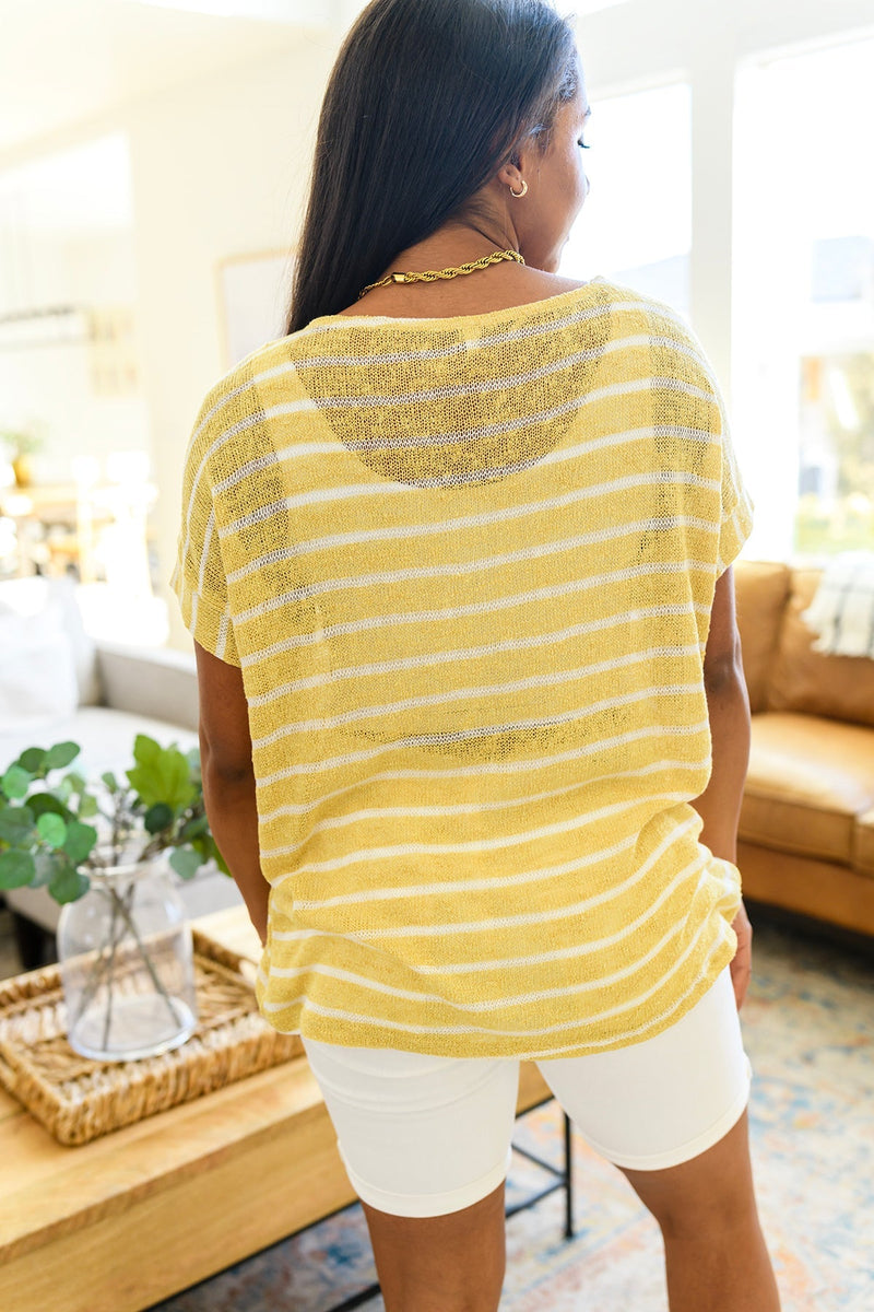 Simply Sweet Striped Top*