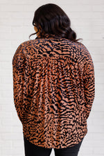 So Fierce Animal Print Blouse