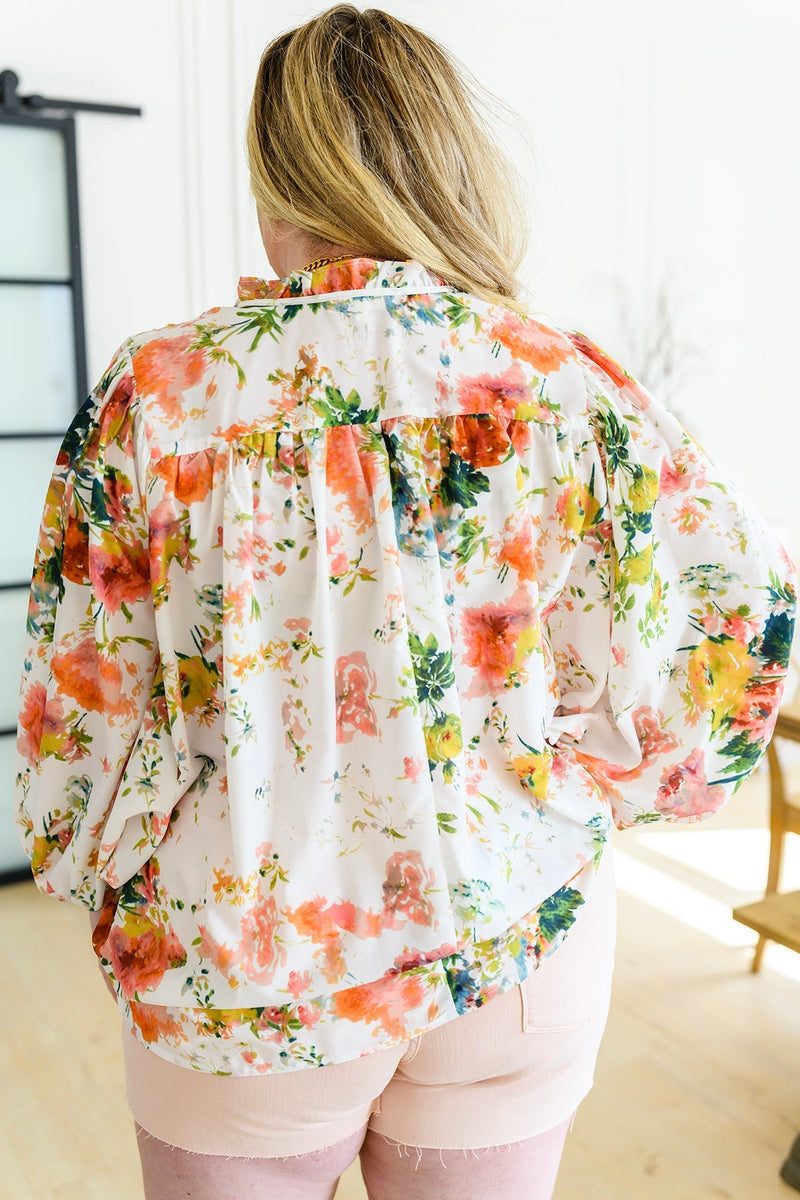 Spring Haiku Floral Blouse*