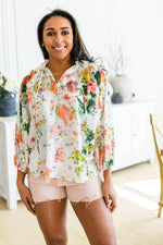 Spring Haiku Floral Blouse*