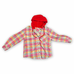 True Colors Women's Plaid Long Sleeve Top Fabric Womenswear
