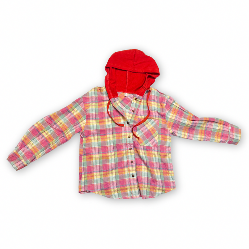 True Colors Women's Plaid Long Sleeve Top Fabric Womenswear
