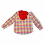 True Colors Women's Plaid Long Sleeve Top Fabric Womenswear
