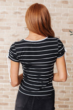 Vaguely Speaking Striped Top