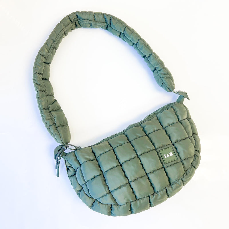 Half Moon Iris Puff Bag (#24235)