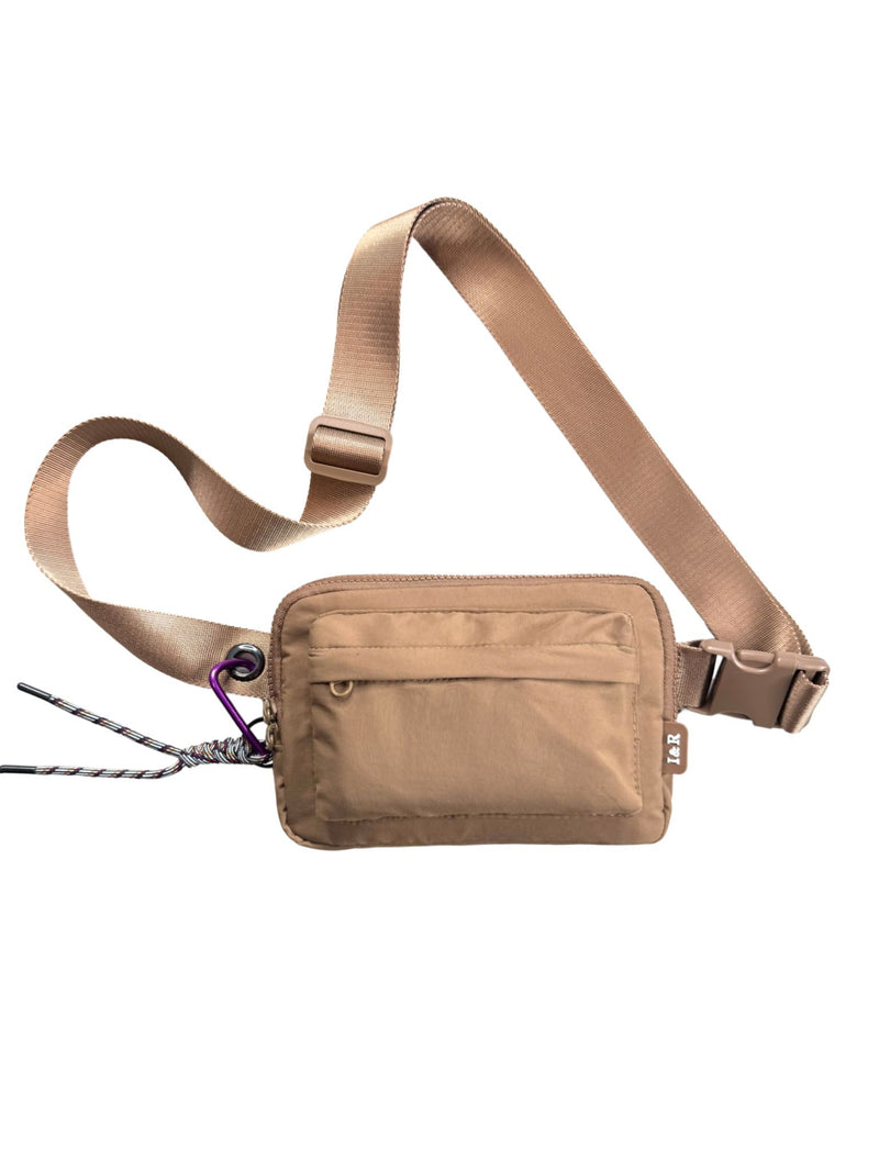 Iris Multi Pockets Crossbody Bag with Keychain - By Iris & Rainbow (#12123)