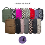 The Iris Mini Backpack  - Lightweight and Durable Material - By Iris & Rainbow (#9013)