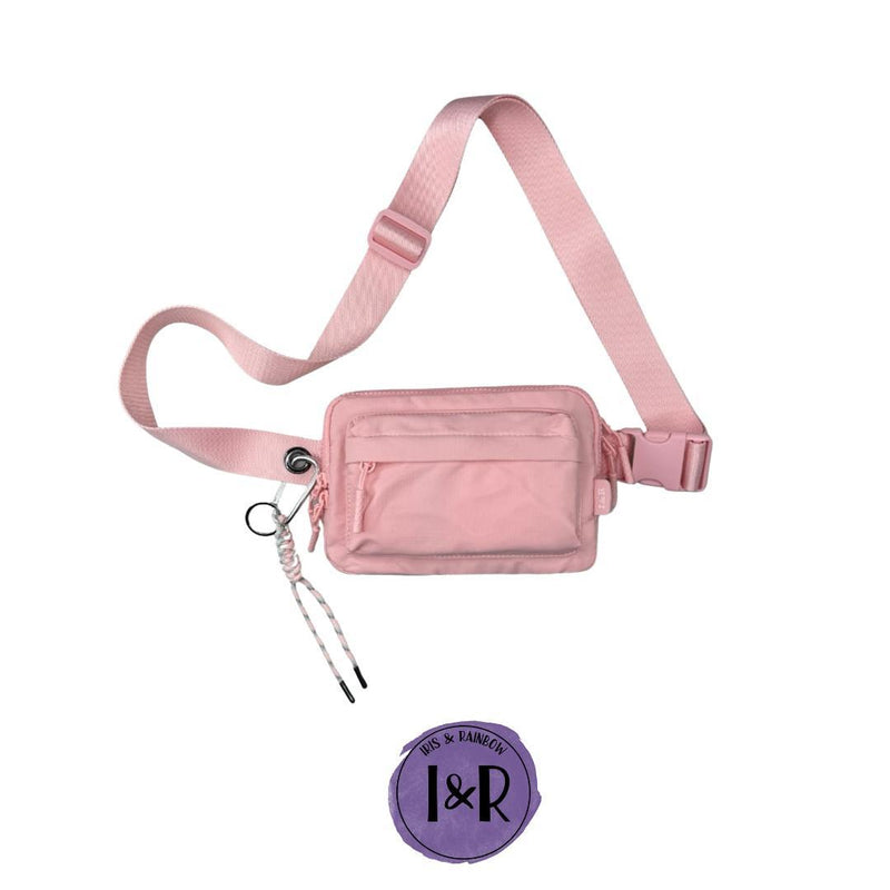 Iris Multi Pockets Crossbody Bag with Keychain - By Iris & Rainbow (#12123)