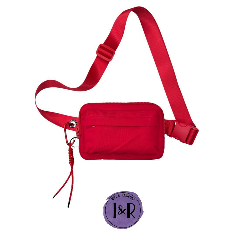 Iris Multi Pockets Crossbody Bag with Keychain - By Iris & Rainbow (#12123)