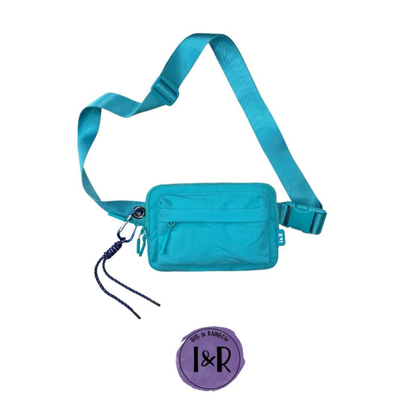 Iris Multi Pockets Crossbody Bag with Keychain - By Iris & Rainbow (#12123)