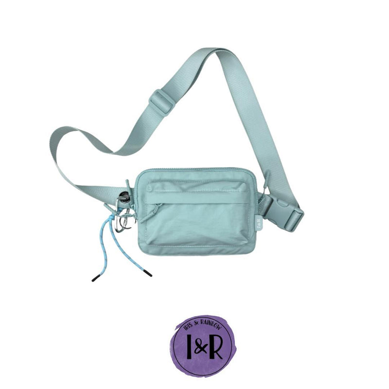 Iris Multi Pockets Crossbody Bag with Keychain - By Iris & Rainbow (#12123)