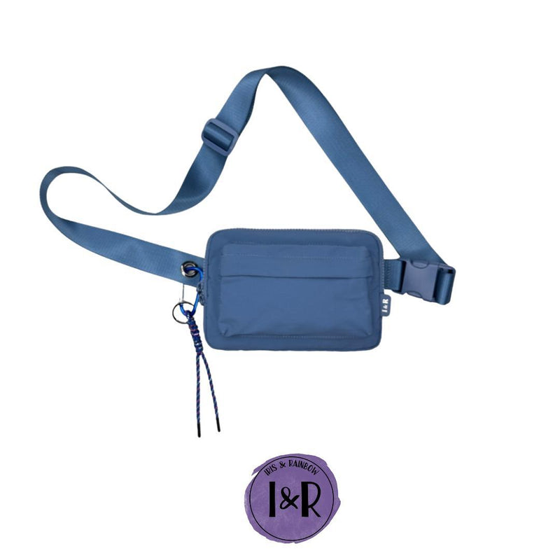 Iris Multi Pockets Crossbody Bag with Keychain - By Iris & Rainbow (#12123)