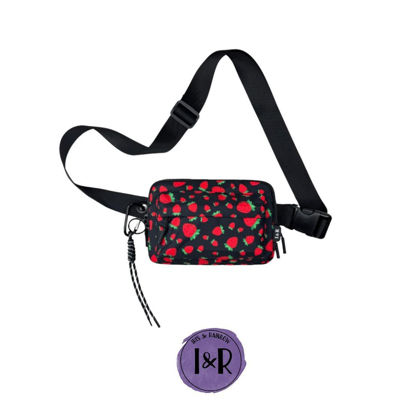 Iris Multi Pockets Crossbody Bag with Keychain - By Iris & Rainbow (#12123)