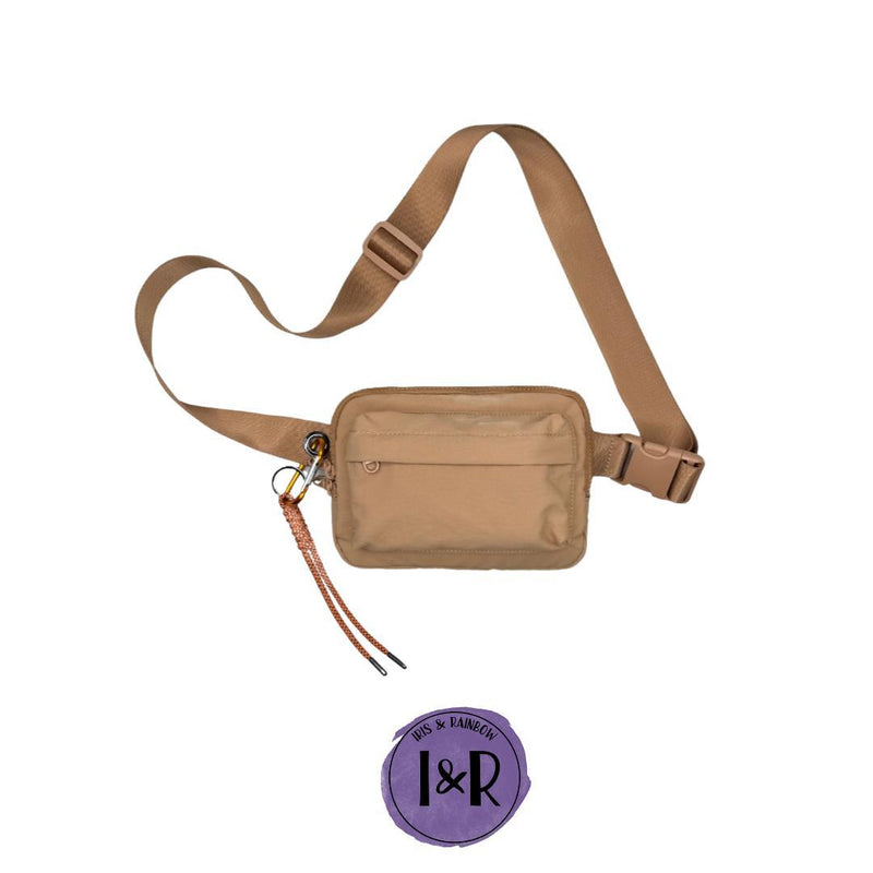 Iris Multi Pockets Crossbody Bag with Keychain - By Iris & Rainbow (#12123)