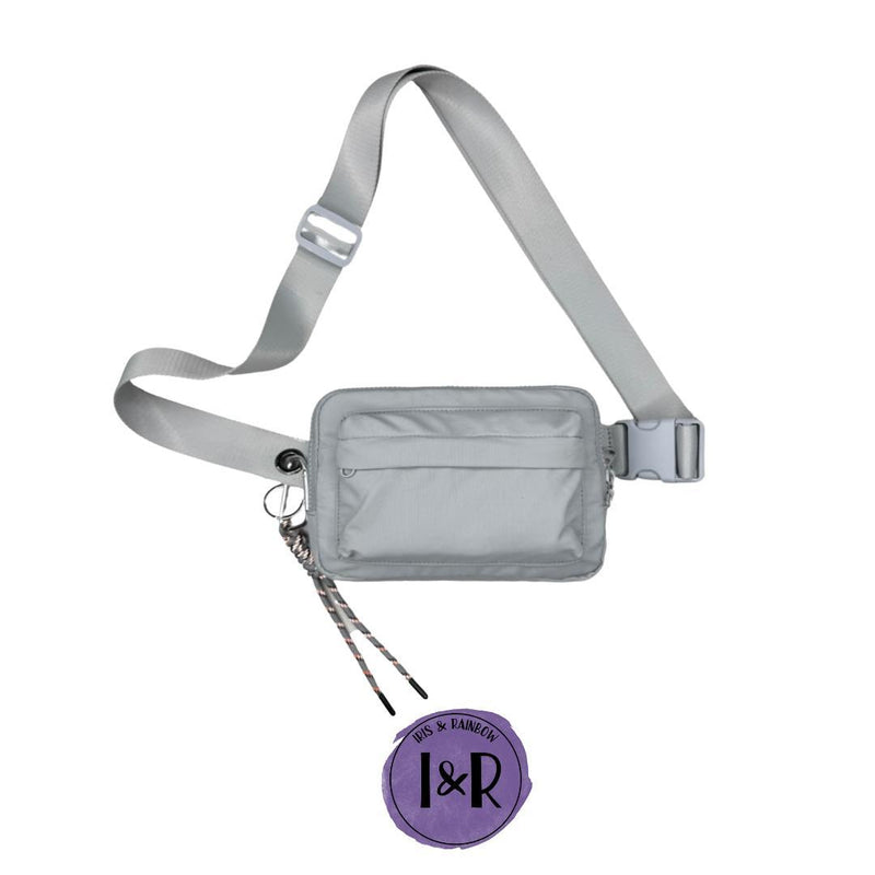 Iris Multi Pockets Crossbody Bag with Keychain - By Iris & Rainbow (#12123)
