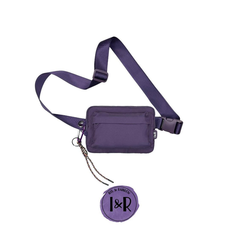 Iris Multi Pockets Crossbody Bag with Keychain - By Iris & Rainbow (#12123)
