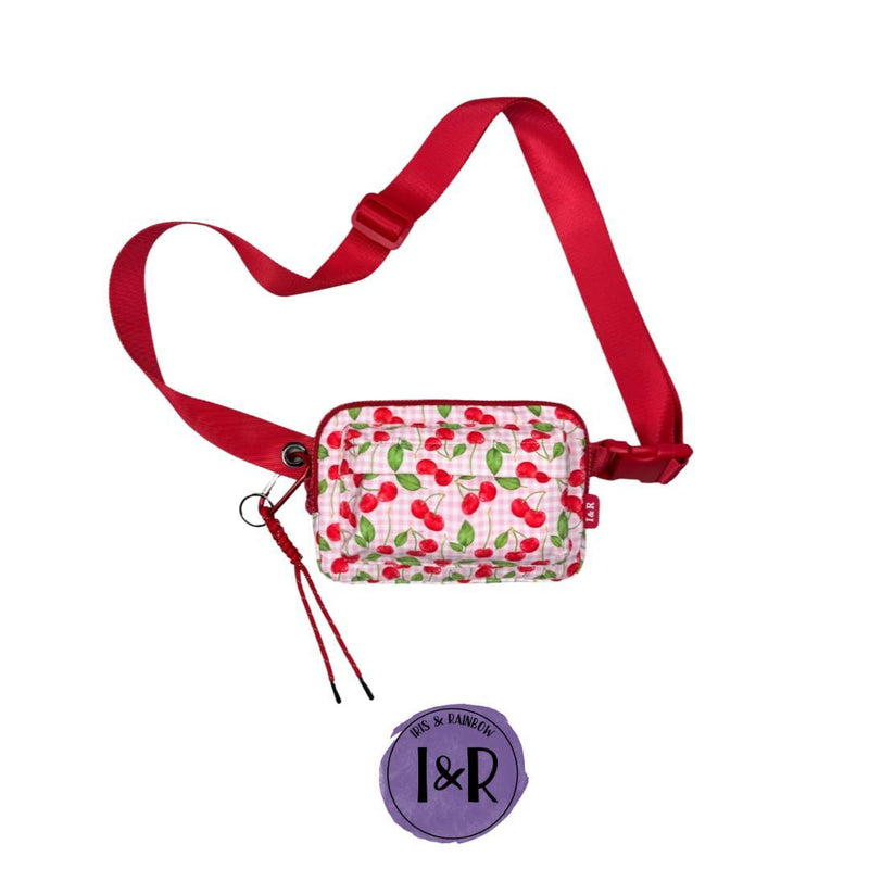 Iris Multi Pockets Crossbody Bag with Keychain - By Iris & Rainbow (#12123)
