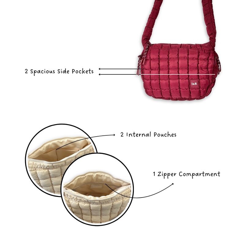 Classic Puff Iris Bag (#24230) Beautiful and Spacious