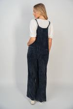 #P731 Choe Sleeveless Mineral Washed Woven Overall