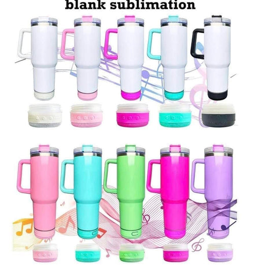 #S114 Speaker tumbler 40oz Spill Proof
