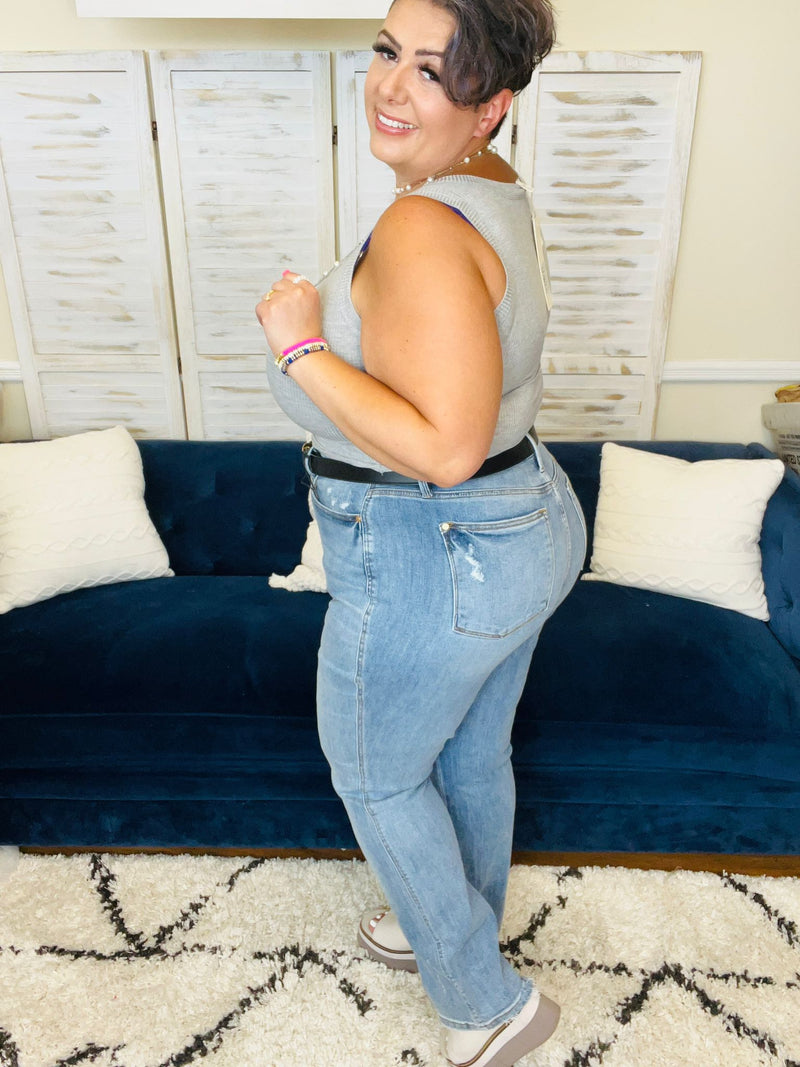 #P765 Charlotte Mid Rise Dad Jeans