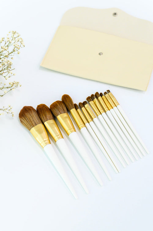 13 Piece Makeup Brush Kit with Case LD23