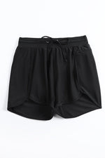 Zip Pocket Drawstring Swim Bottom