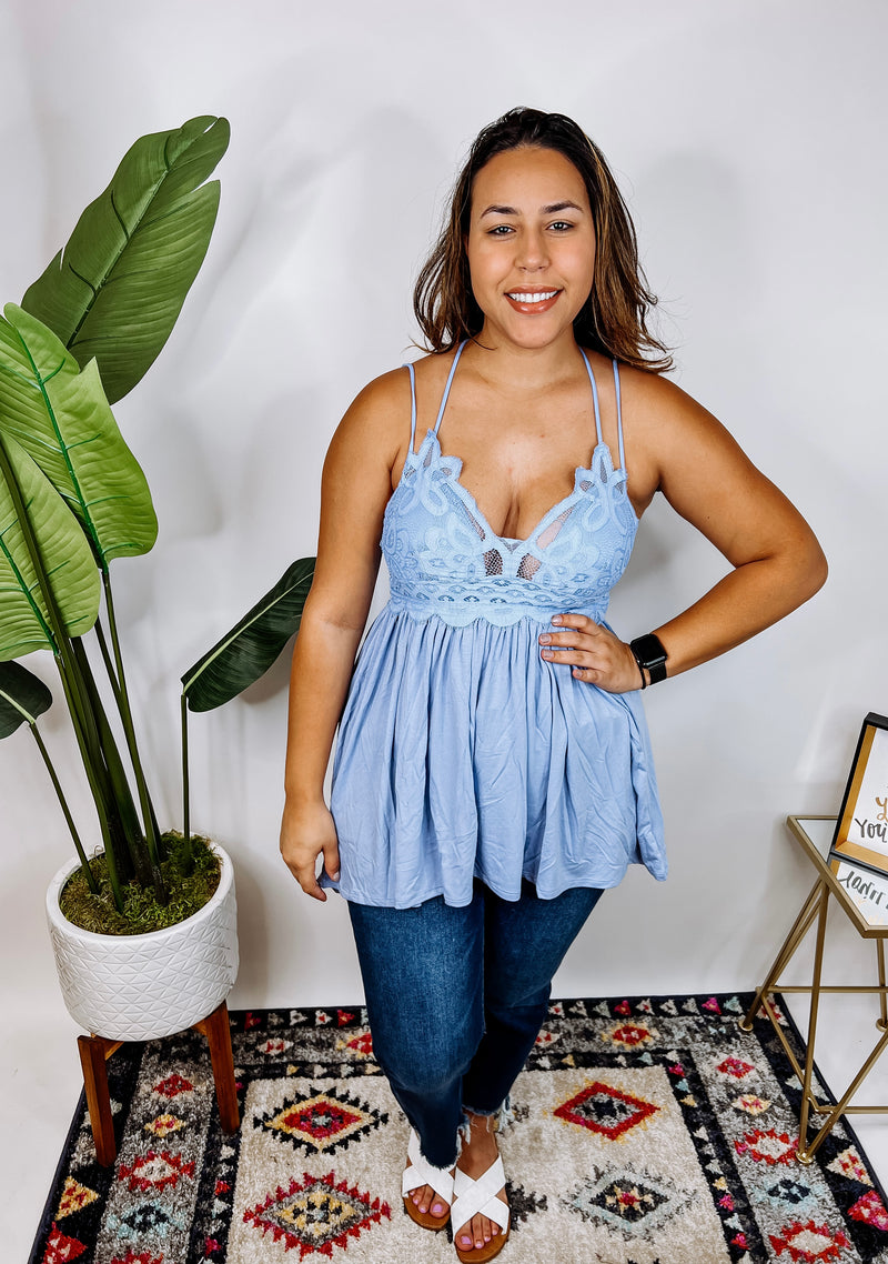 #N361 Crochet Lace Cami (Regular)