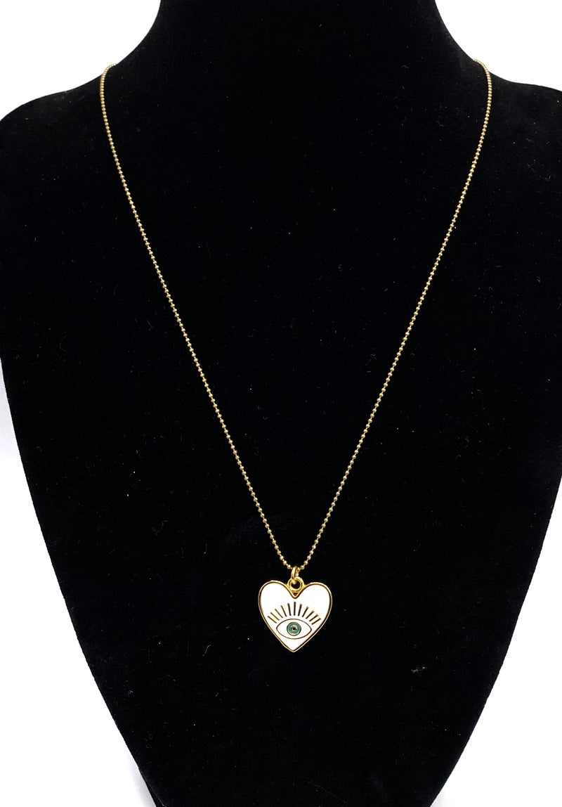 #F89 The Eye Heart Necklace